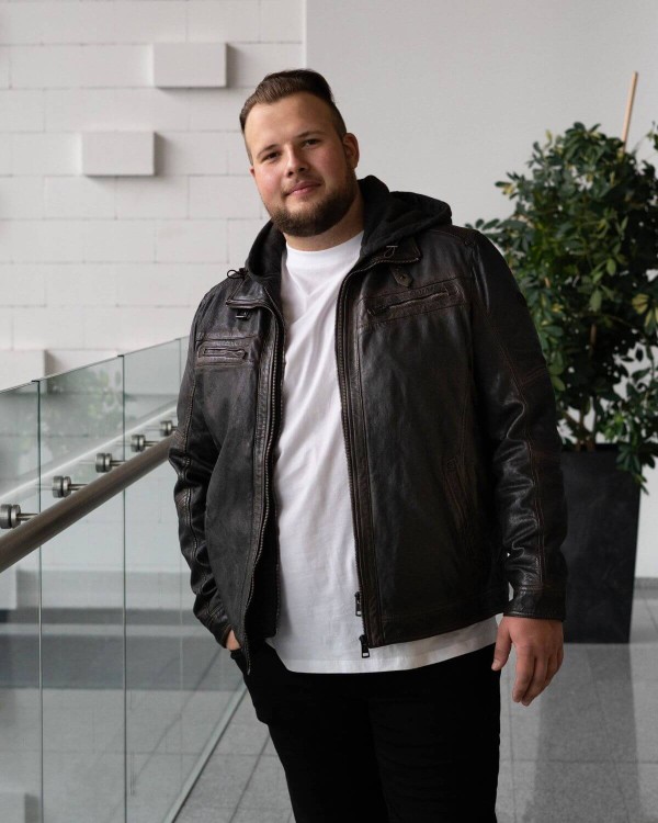 skorzana kurtka xxl