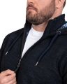 granatowy sweter plus size