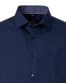 granatowa elegancka koszula plus size