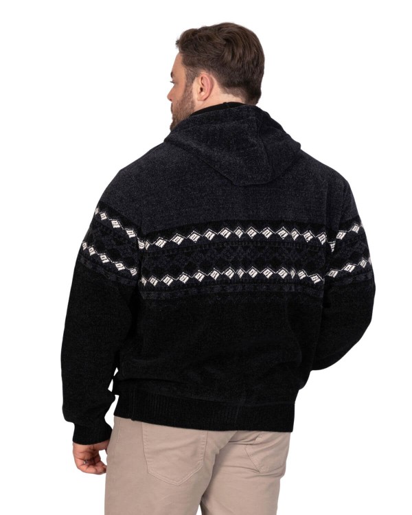 duzy meski sweter ocieplany