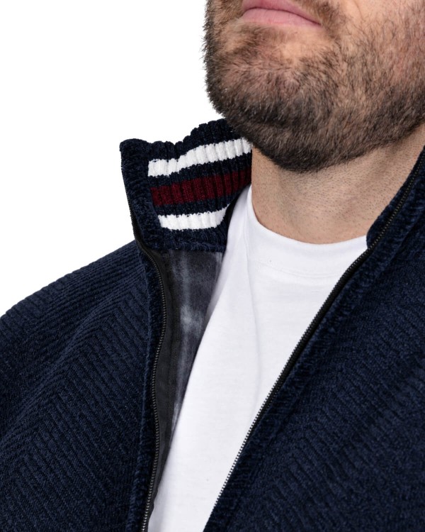meski sweter ze stojka XXL