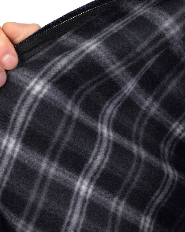 sweter meski z podszewka w krate