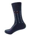 niebieskie skarpety meskie w romby 49-52