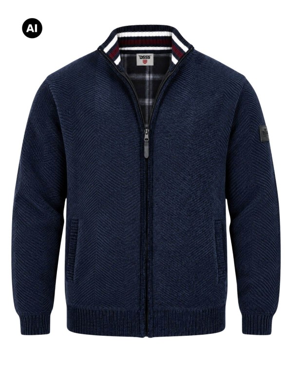 granatowy meski sweter 4XL