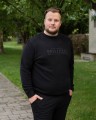 duza meska czarna bluza basic