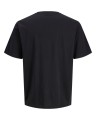 czarna koszulka meska plus size 6XL tyl