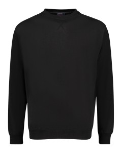 Duża męska bluza wkładana przez głowę Adamo 159303-700 czarna
