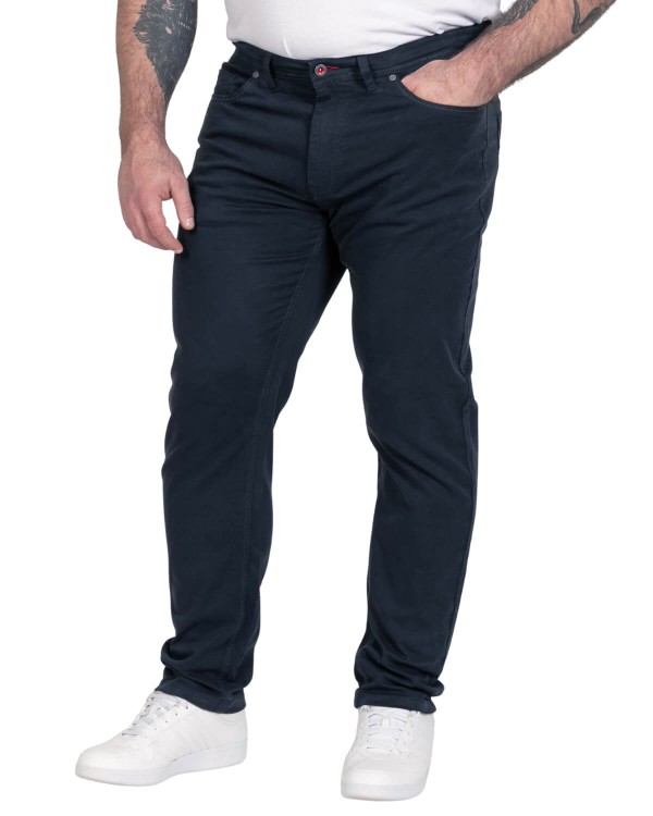 granatowe spodnie chino xxl