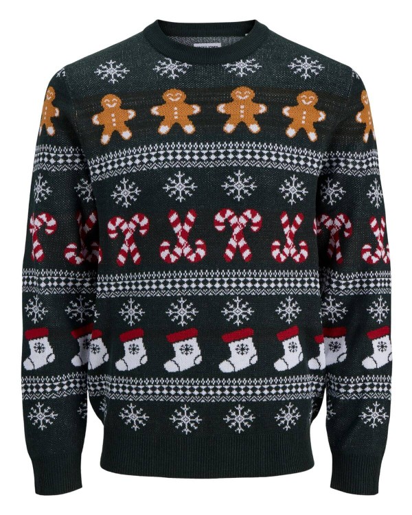 zielony sweter swiateczny meski 6XL