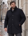 Granatowy plaszcz meski plus size