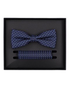 Elegancki zestaw mucha i poszetka premium Venti 134138700-101 granatowy