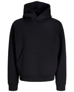 Duża męska ciepłą bluza z wiskozą Jack & Jones 12307094 czarna