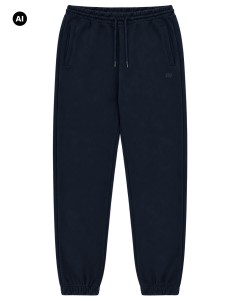 Duże męskie spodnie dresowe Double Outfitters MPAN-6055 granatowe