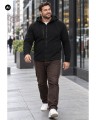 czarny polar meski plus size 5XL