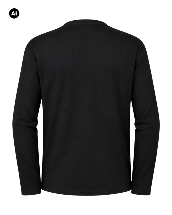 gladka koszulka basic dlugi rekaw 4xl