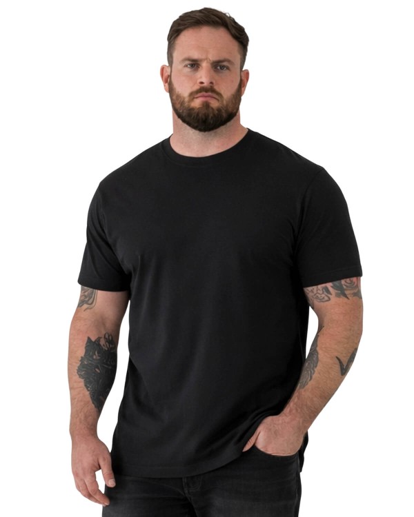 duza meska czarna koszulka 3xl