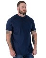 granatowa koszulka basic meska 6xl
