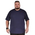 tshirt meski gladki granatowy viking bawelna duza rozmiarowka