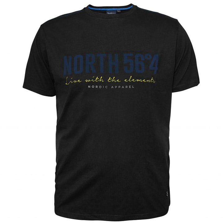 duza meska koszulka north 56 4 czarna bawelna 3xl 4xl 5xl 6xl 7xl