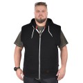 bezrekawnik  czarny bluza Duke Blake z kapturem 3xl 4xl 5xl 6xl bluza rozpinana