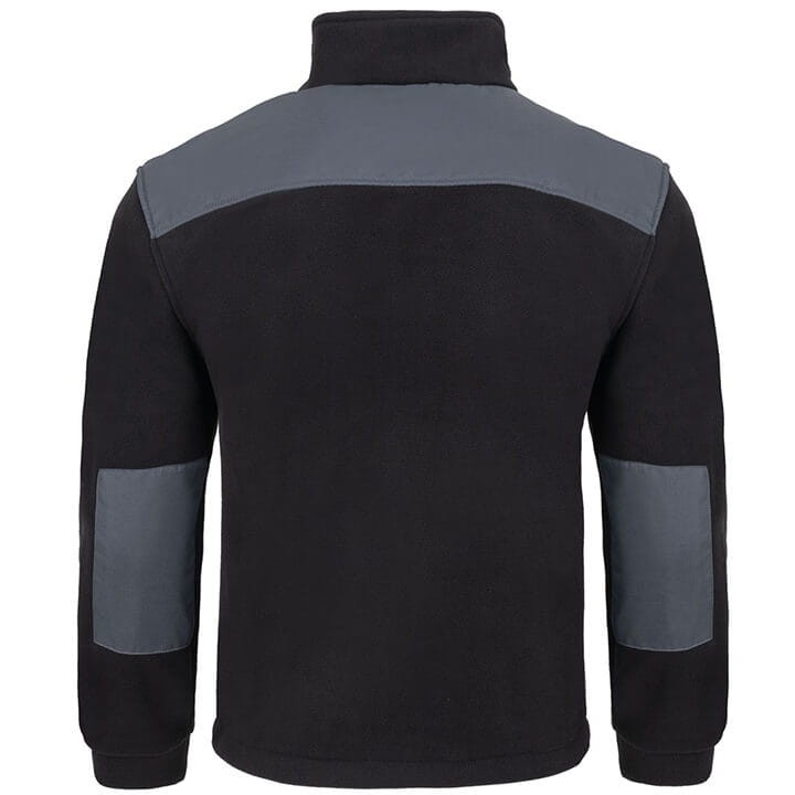 bluza zapinana na zamek alla kurtka czarna ciepla dla duzych  panow 3XL 4XL 5XL