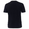 t-shirt z krotkim rekawem duze rozmiary Casa Moda gladki granatowy