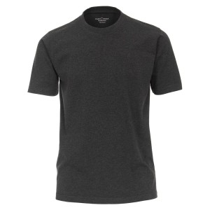 Duża męska koszulka gładka t-shirt Casa Moda 4200-783 ciemnoszary