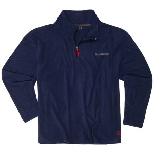 Duża bluza polarowa Adamo krótki zamek 169921-360 granatowa