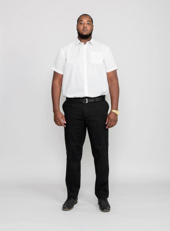 chinosy dla modnych mezczyzn plus size Bruno