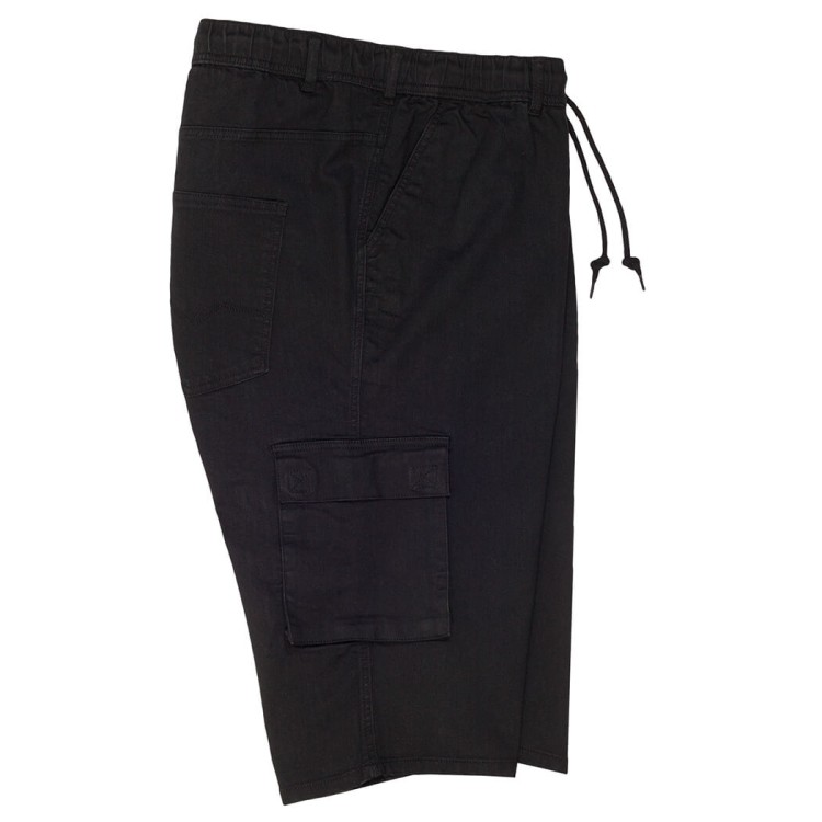 jenasowe krotkie spodenki dla mezczyzn plus size czarne 3XL 4XL 5XL