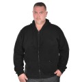 bluza w duzym rozmiarze gladka duke d555 cantor 6xl 7xl 8xl zamek czarna