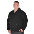 meska duza bluza duke d555 cantor rozpinana z kapturem czarna 3xl 4xl 5xl