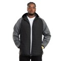kurtka jesienna pikowana dla facetow plus size