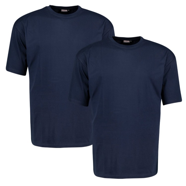 duzy meski granatowy t-shirt