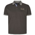 23105B - North 56°4 polo with chest embrodery - 0690 Dark Green Melange - Extra 0 1200.jpg