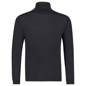 Duży męski golf z długim rękawem  Adamo 139902-700 czarny