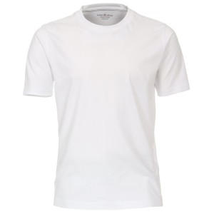 Duża męska koszulka gładka t-shirt Casa Moda 4200-000 biały