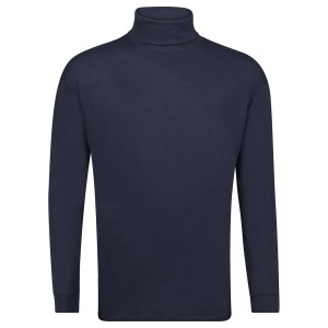 Duży męski golf z długim rękawem Adamo 139902-360 granatowy