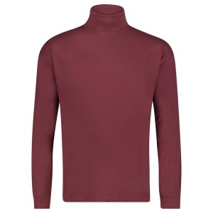 Duży męski golf z długim rękawem Adamo 139902-590 bordowy
