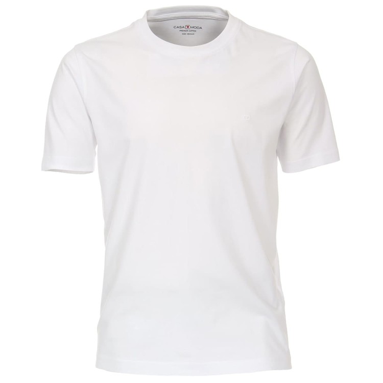 bialy gladki t-shirt meski 2sztuki