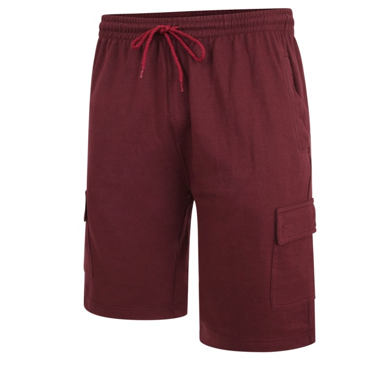 plus size spodenki bordowe kam