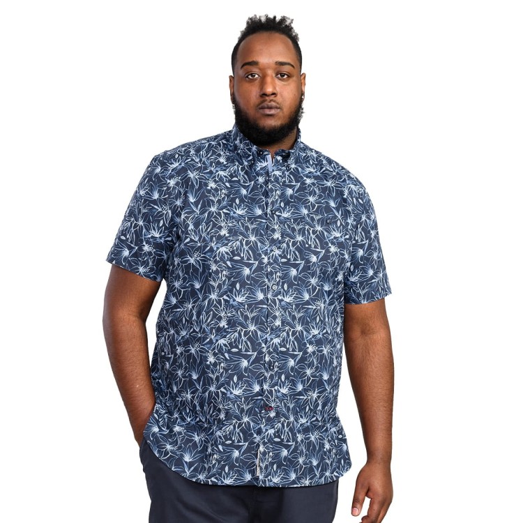 duza meska wzorzysta koszula Duke D555 xxl