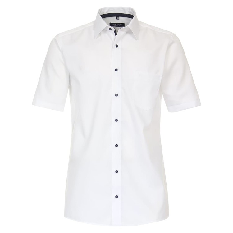 elegancka koszula krotki rekaw 834079900-000 biala