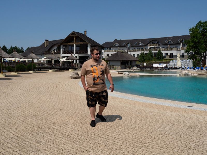 Duże spodenki kąpielowe męskie