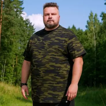 duza koszulka moro meska tshirt