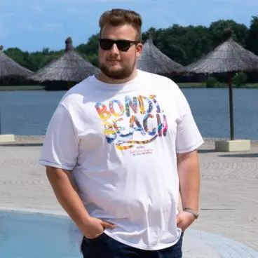 duza koszulka meska z nadrukiem